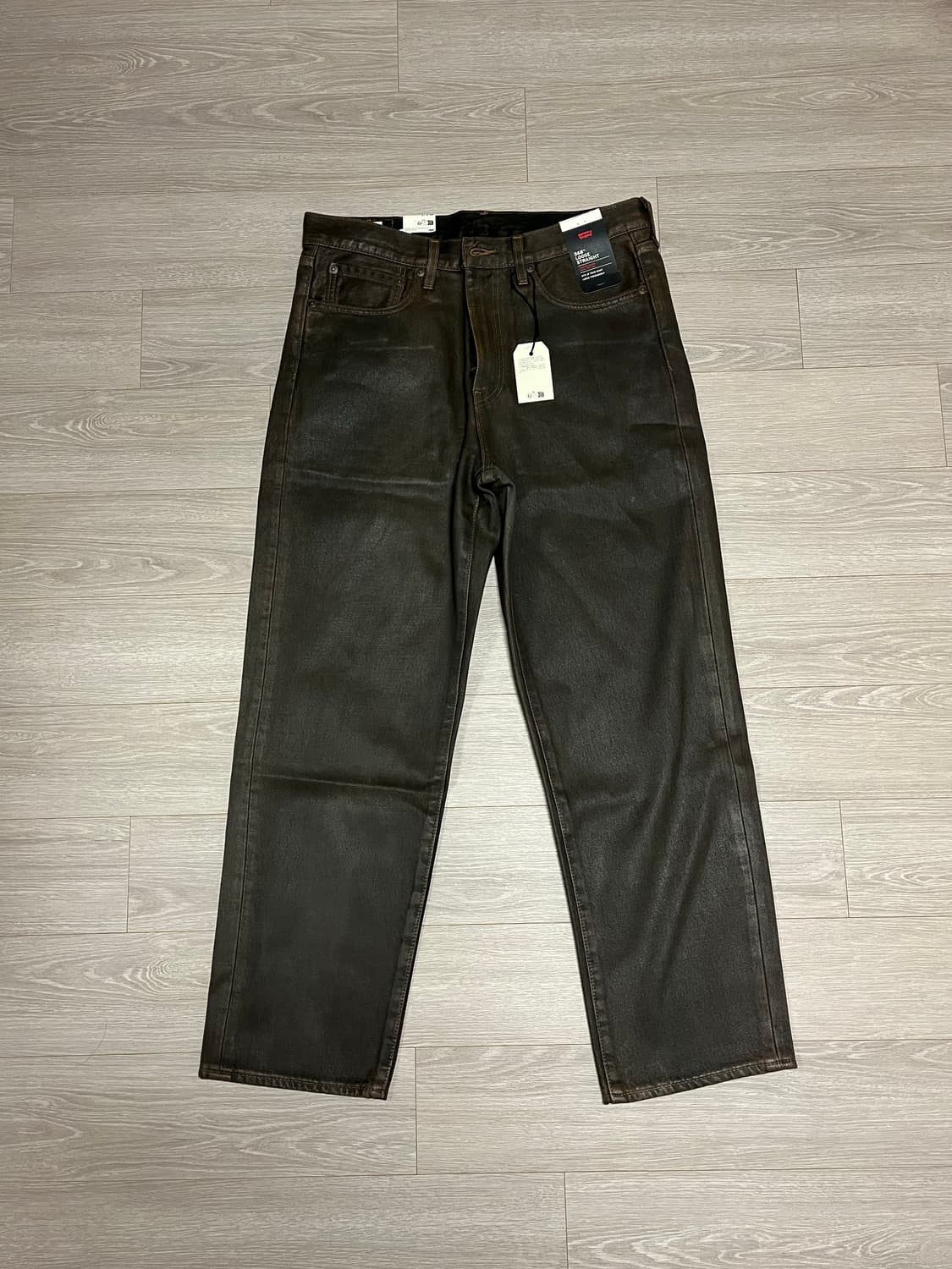 (국내미발매, 새상품) 리바이스 568 왁스 코팅 데님 팬츠 상품이미지2