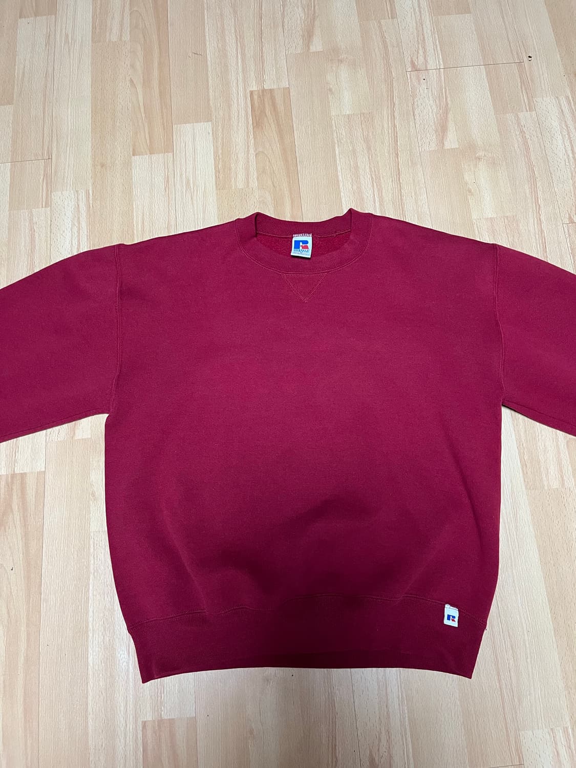 러셀 애슬레틱 90s 빈티지 스웻셔츠 레드 상품이미지1