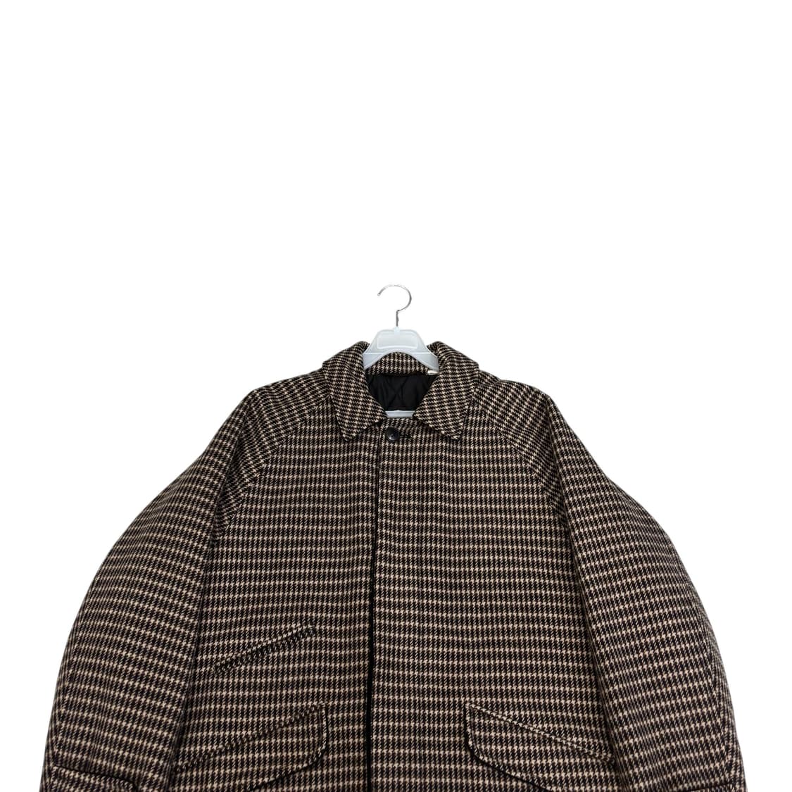 유니폼브릿지 울 발마칸 체크 코트 상품이미지2