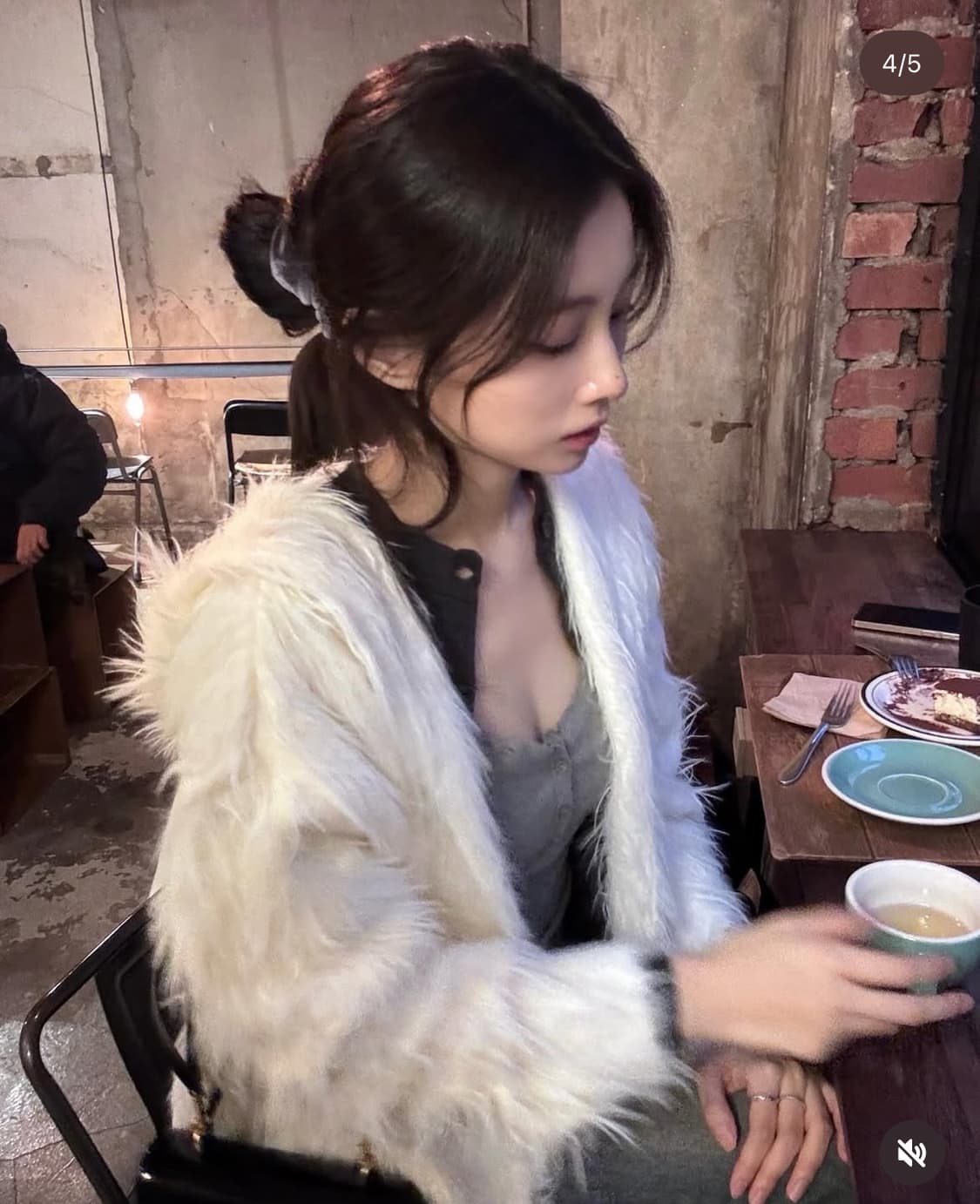 714center 퍼 가디건 자켓  상품이미지2