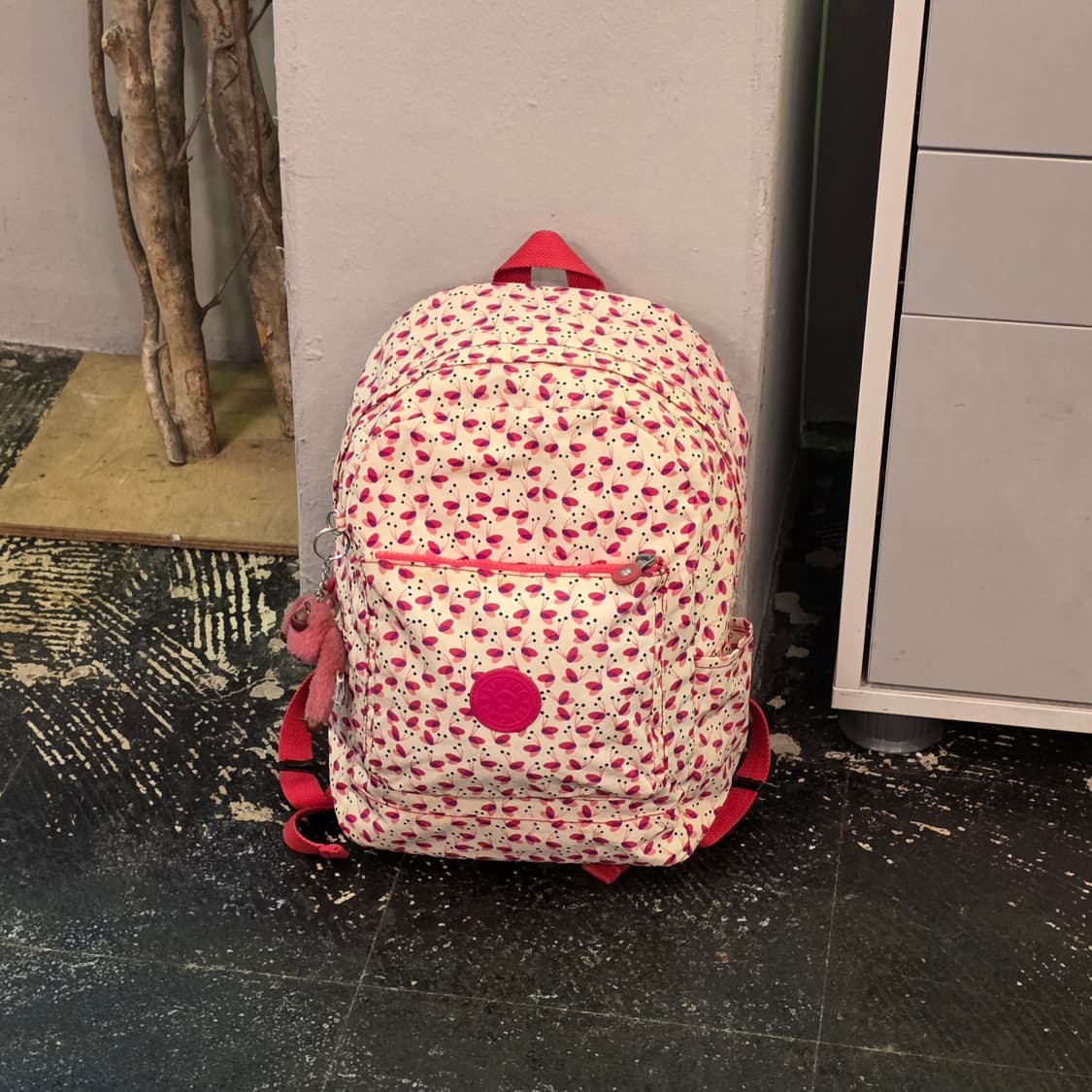 키플링 플라워 패턴 백팩 상품이미지1