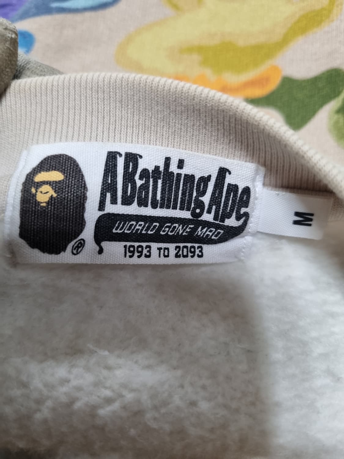 베이프 남성 기모 맨투맨  상품이미지3