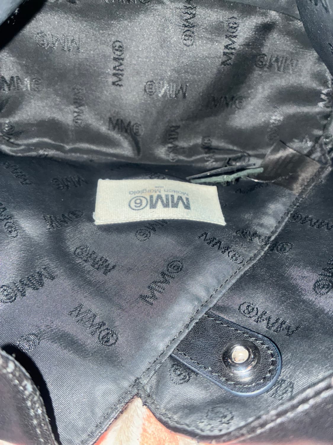 MM6 메종 마르지엘라 재패니즈 클래식 크로스바디백 블랙 상품이미지5