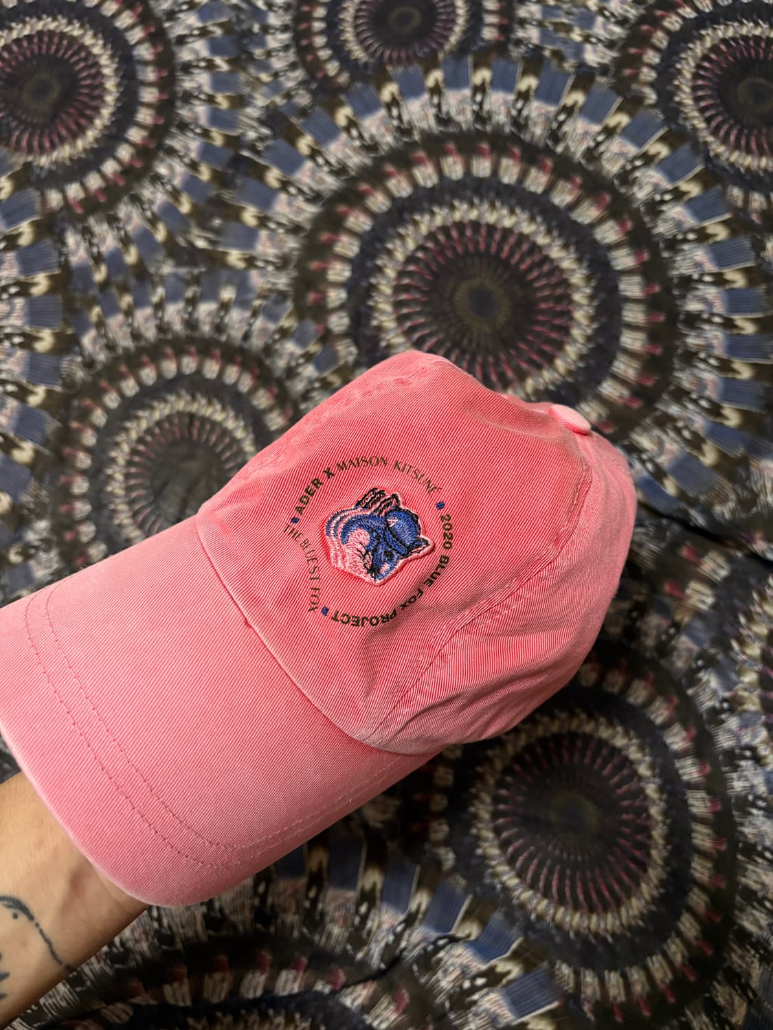 Ader Error X Maison kitsune collabo cap 상품이미지1