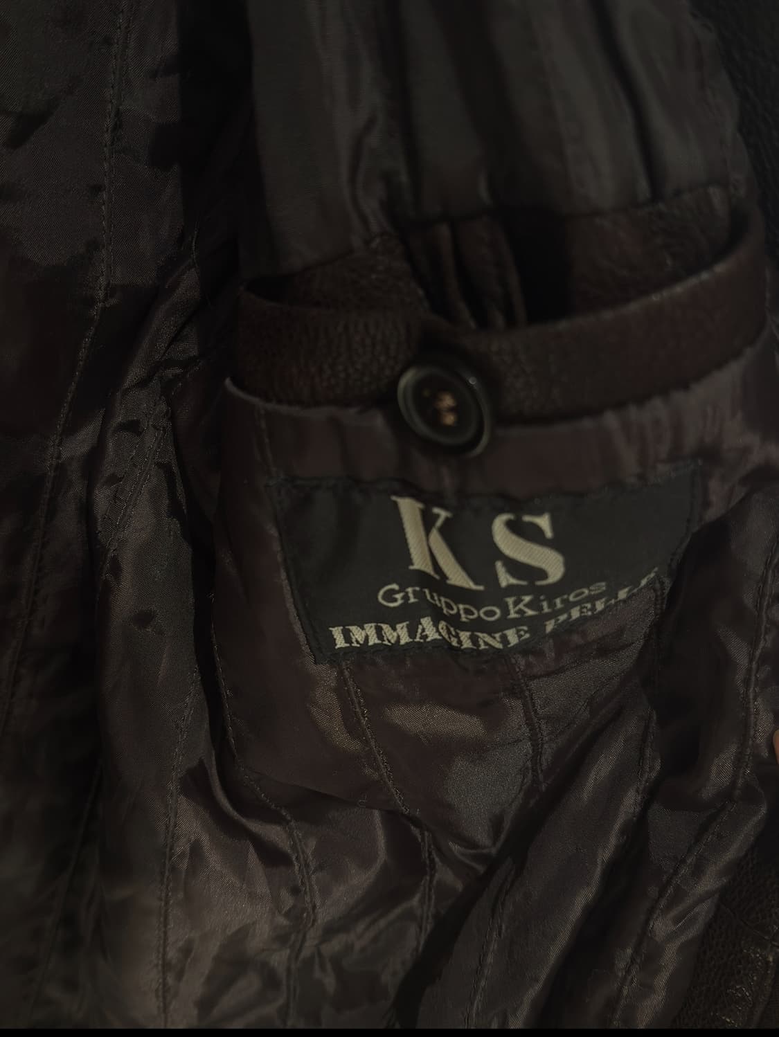 브라운 레더 카코트 상품이미지6