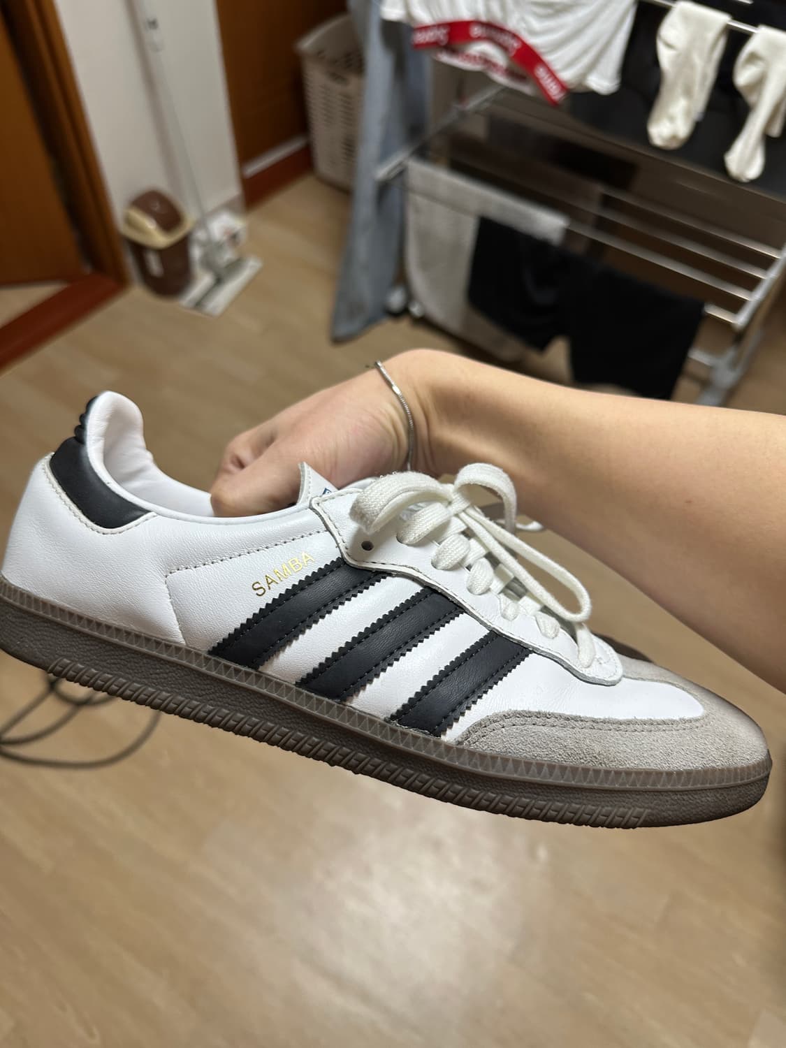 아디다스 삼바 og 클라우드 화이트 270mm 상품이미지5