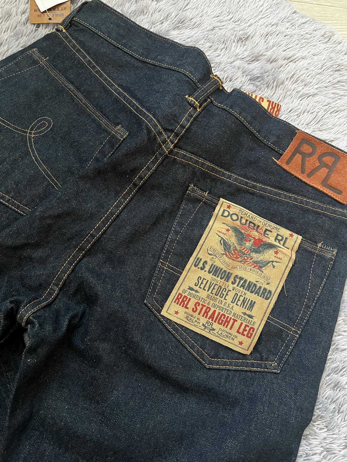 [새상품, 32x30] RRL 셀비지 데님 상품이미지5