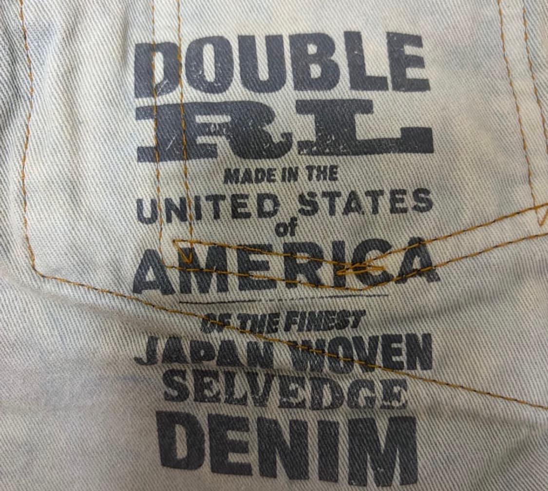 [34x32] RRL 셀비지 스트레이트 데님 made in usa 상품이미지7