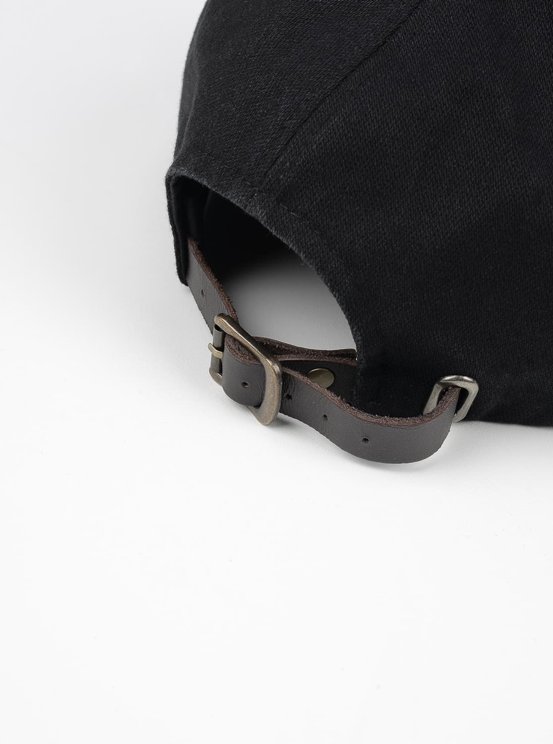 베이컨트 아카이브 러버 시리즈 핸드 스티치 캡 블랙 (새상품) 상품이미지4