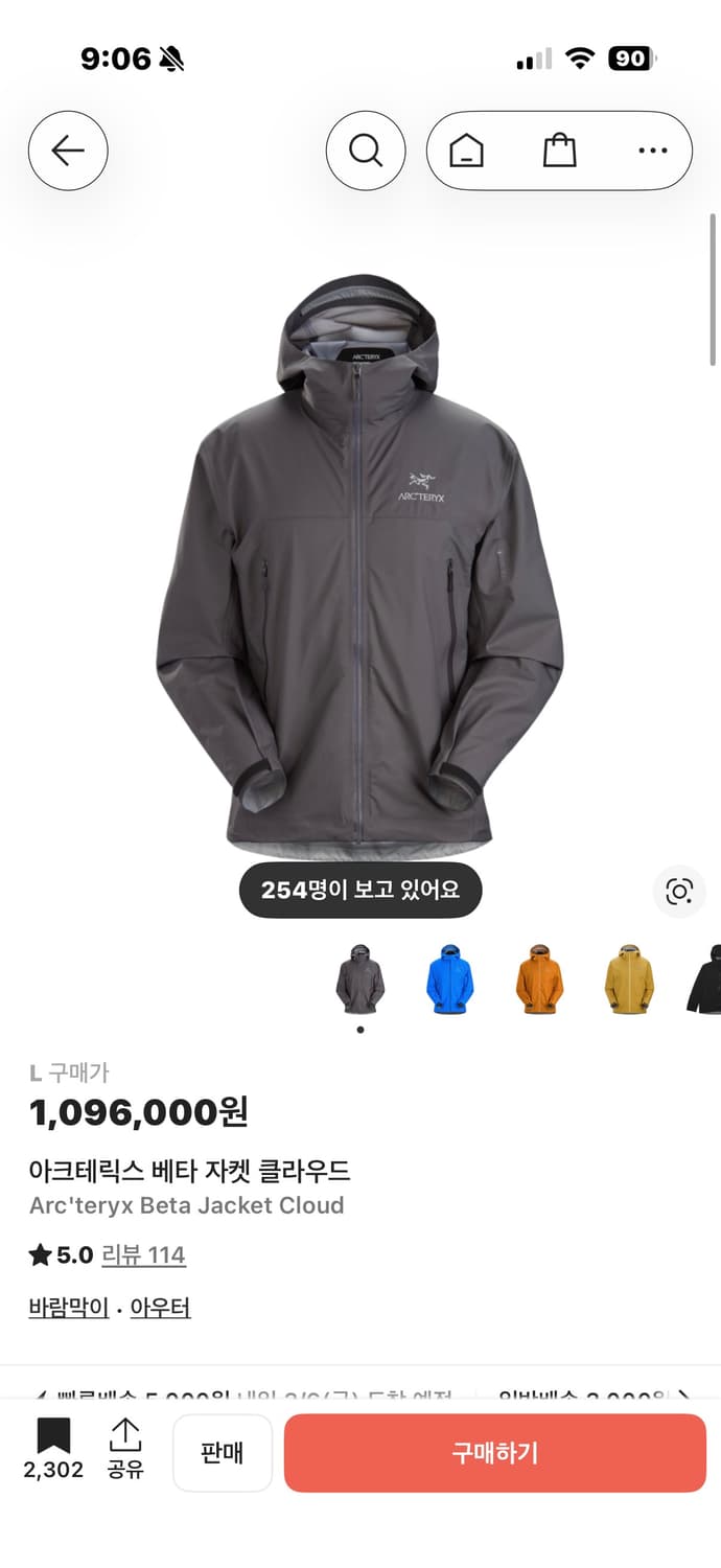 아크테릭스 베타 클라우드 L 상품이미지2