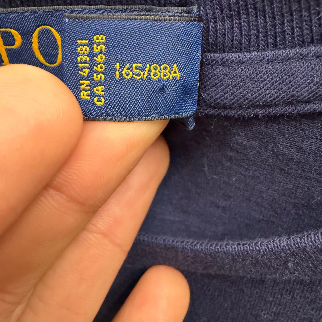 폴로 랄프 로렌 네이비 베어 반팔 티셔츠 XS 상품이미지8