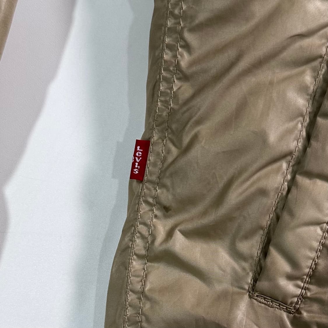 리바이스 베이지 다운 셔츠 자켓  상품이미지5