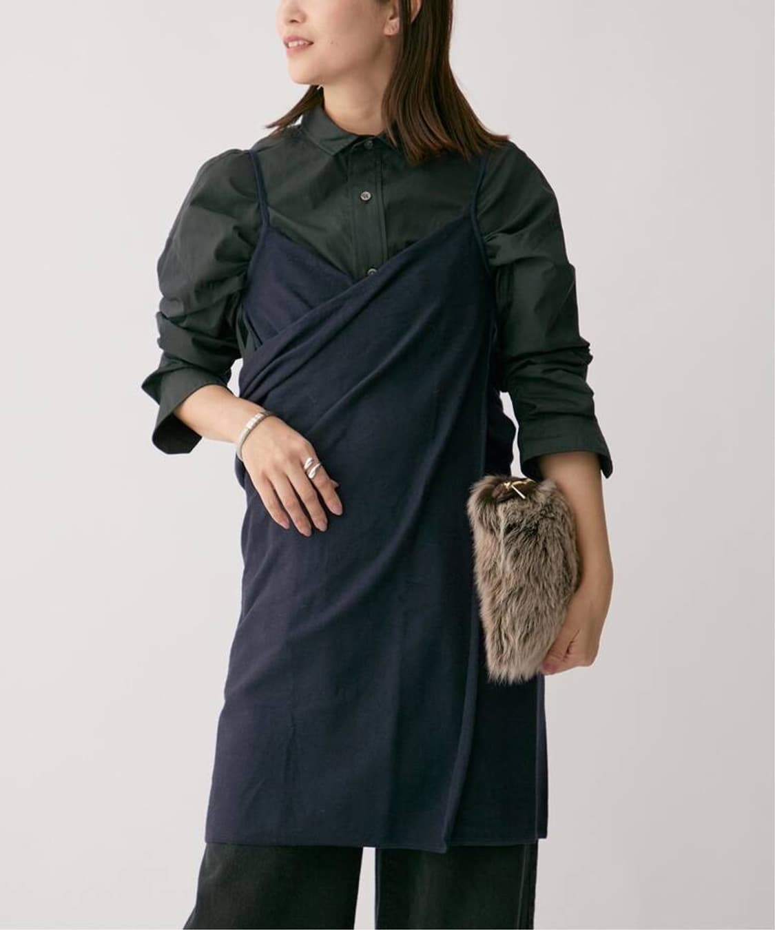 Extreme cashmere dress navy  상품이미지4