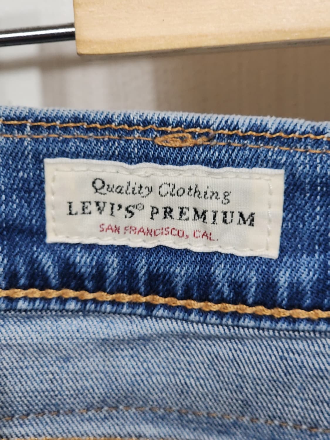 (33) 리바이스 502 청바지 연청 스판 데님팬츠 145주년판  상품이미지3