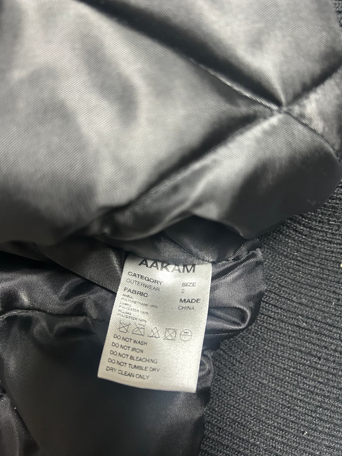 아캄 Studded 하이넥 카모 퍼 자켓 상품이미지7