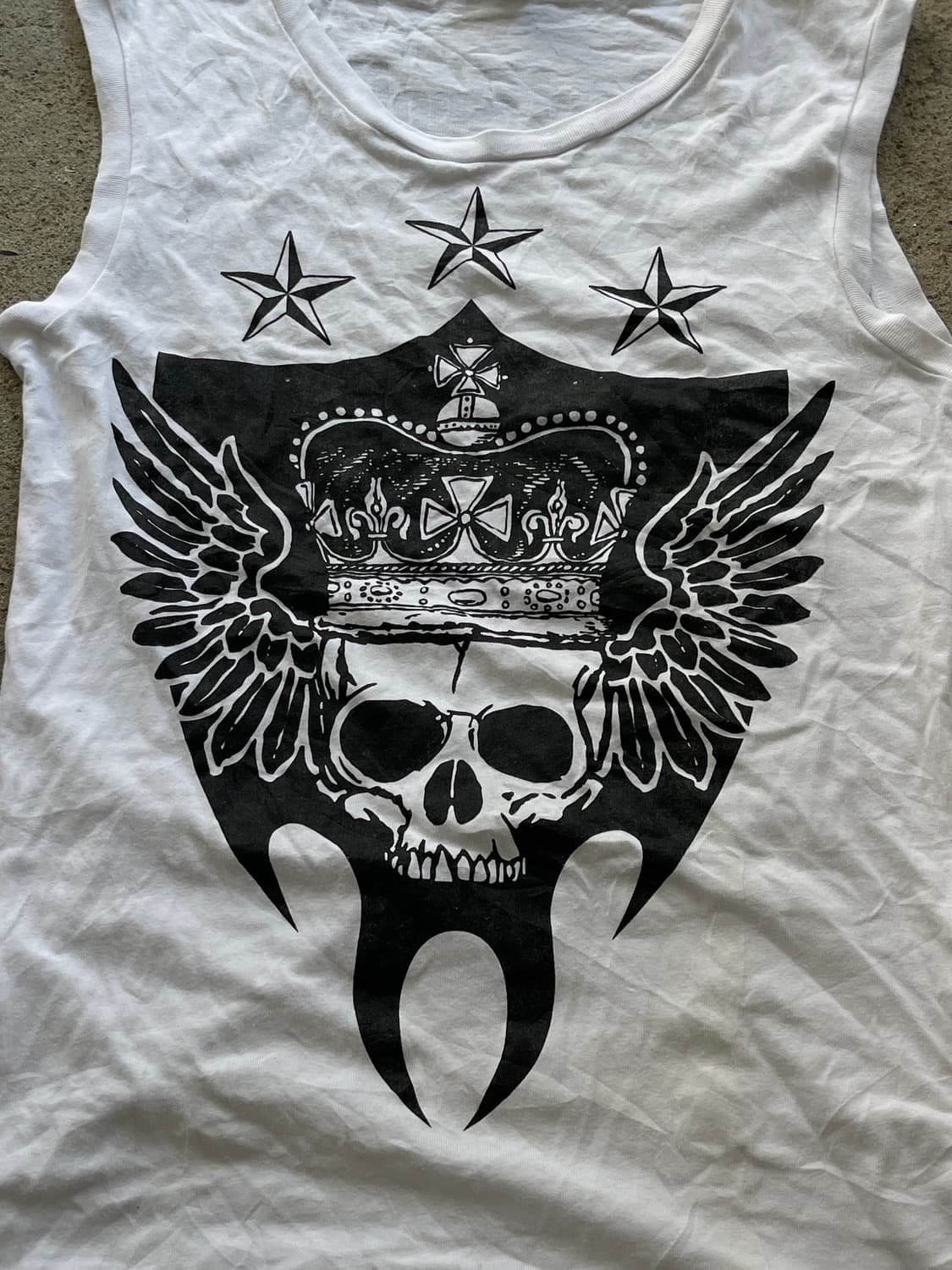 (BLUE PLANET)skull sleeveless t 상품이미지2