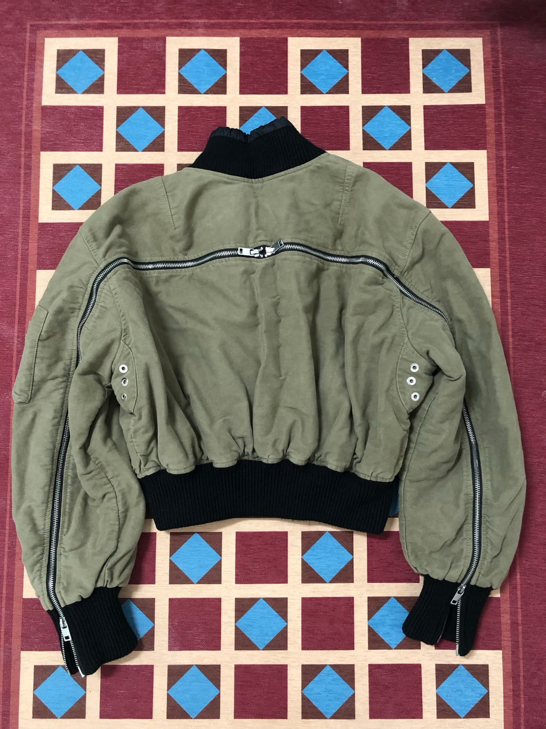 DIESEL CROP ZIPPER BOMBER 상품이미지2