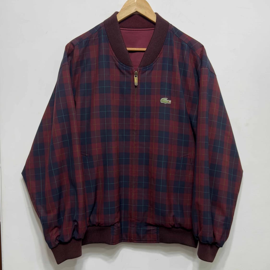 90s 서광 라코스테 리버시블 블루종 자켓 상품이미지1