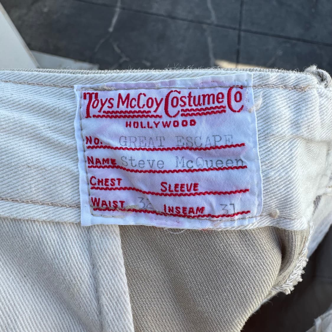 [32] Toyz Mccoy 토이즈맥코이 스티브맥퀸 코튼 팬츠 상품이미지8