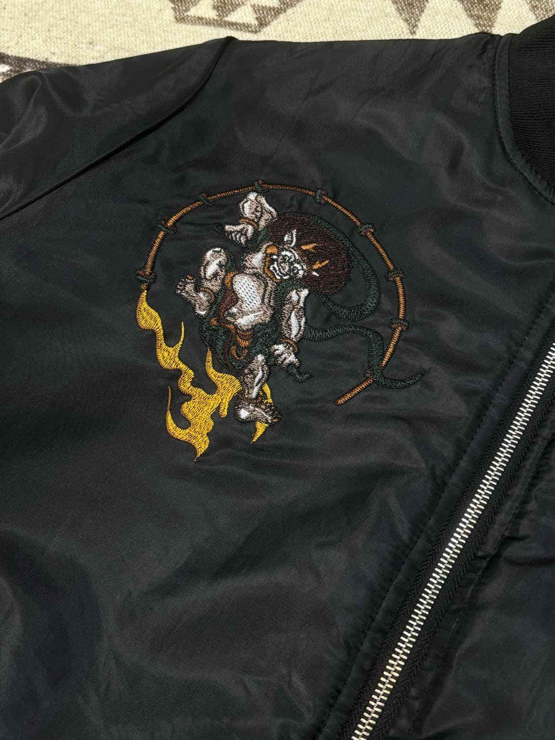 GXP1999 풍신 뇌신 자수 스카쟌 상품이미지8