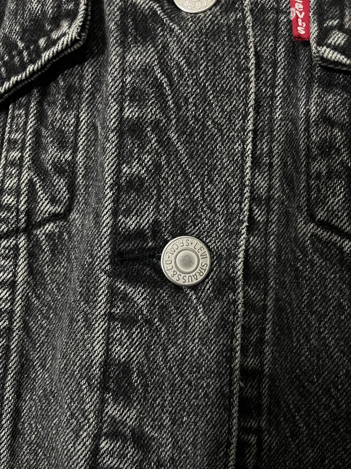 리바이스 흑청 트러커 데님 자켓 상품이미지6