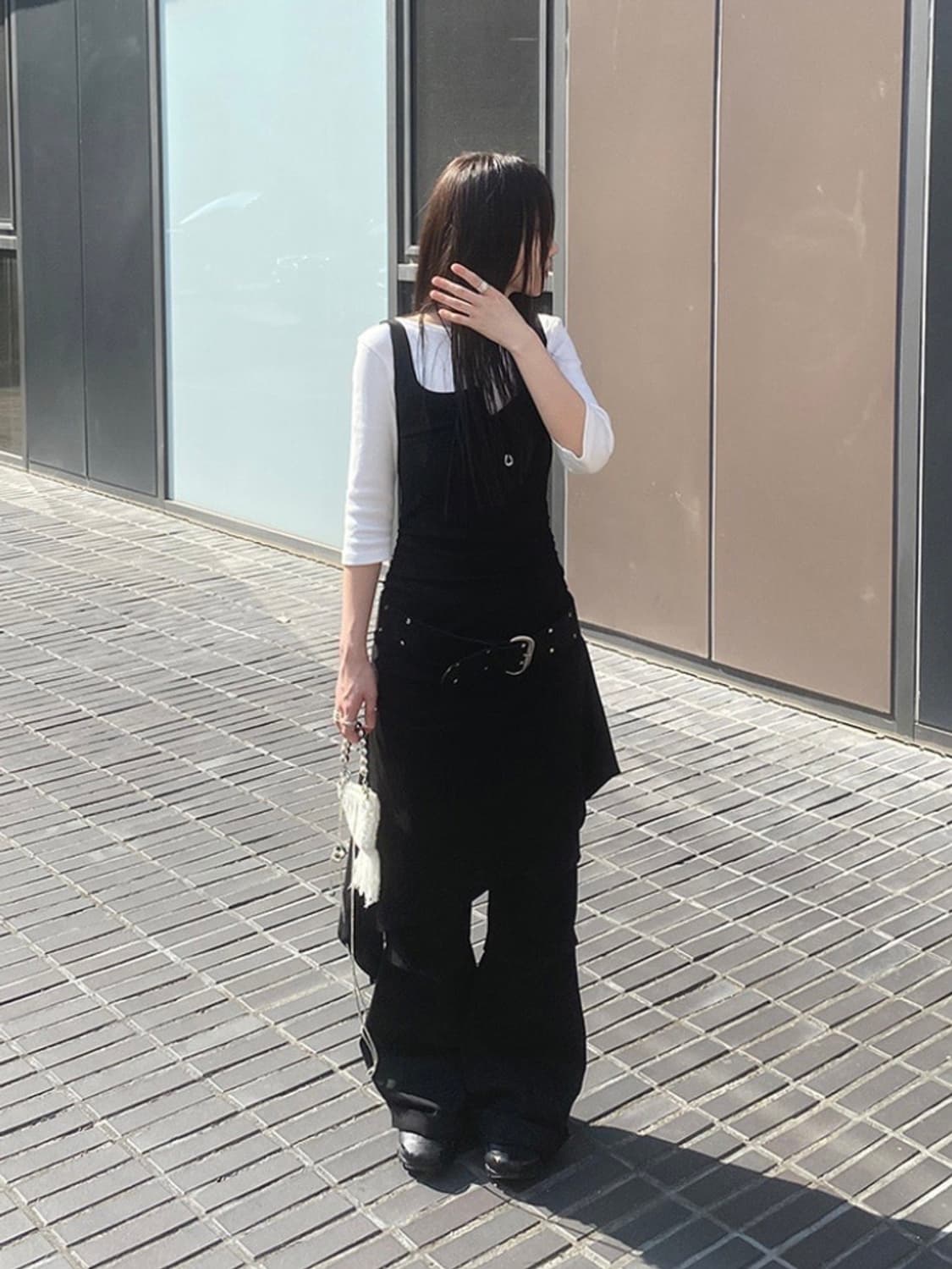 언발 셔링 원피스 상품이미지1