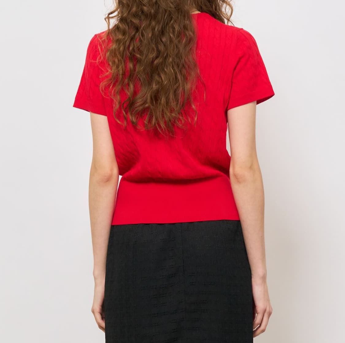 제너럴아이디어 가디건 레드 상품이미지3