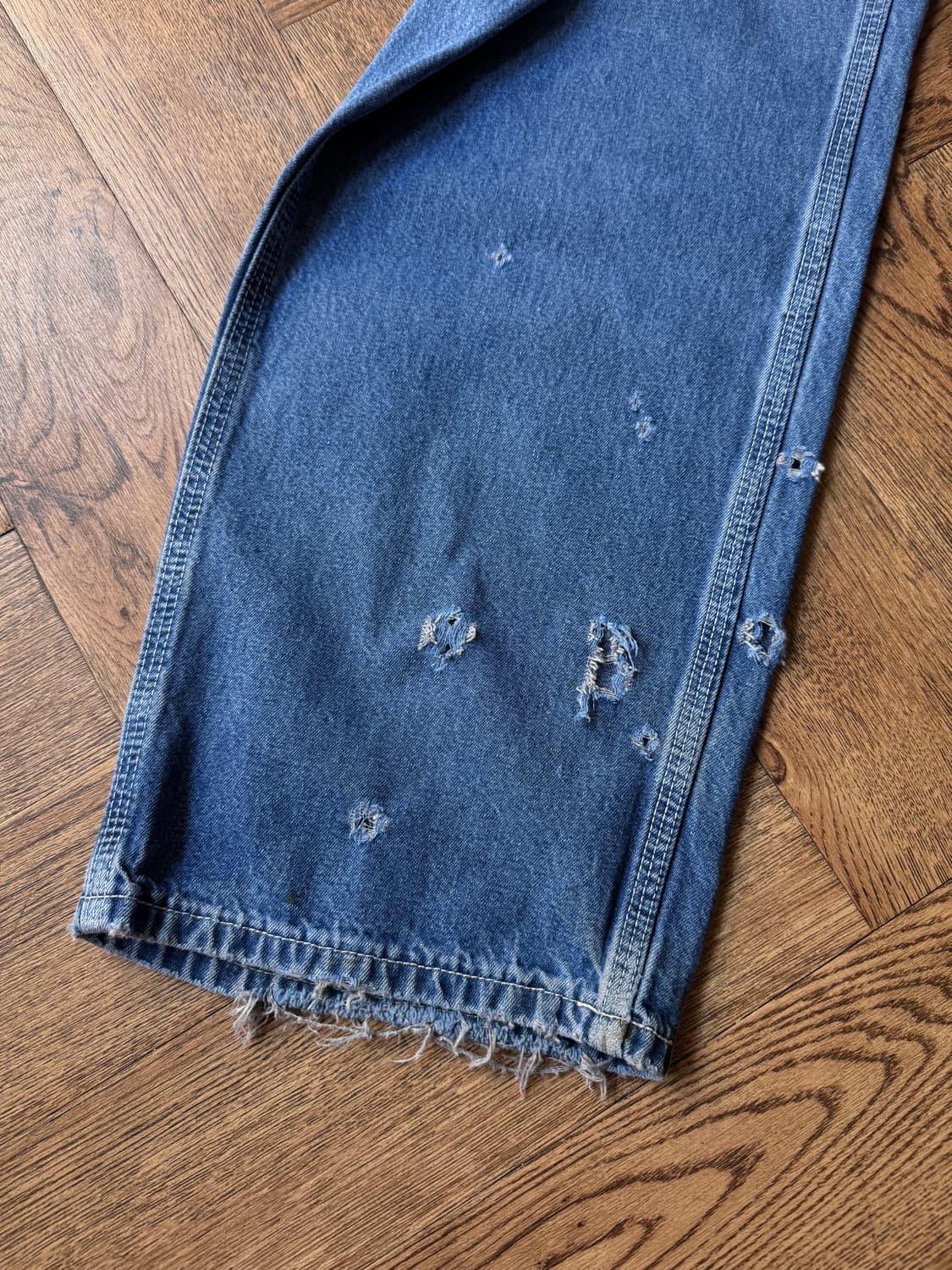 [31]칼하트 USA 디스트로이드 디테일 싱글니 데님 팬츠 상품이미지5