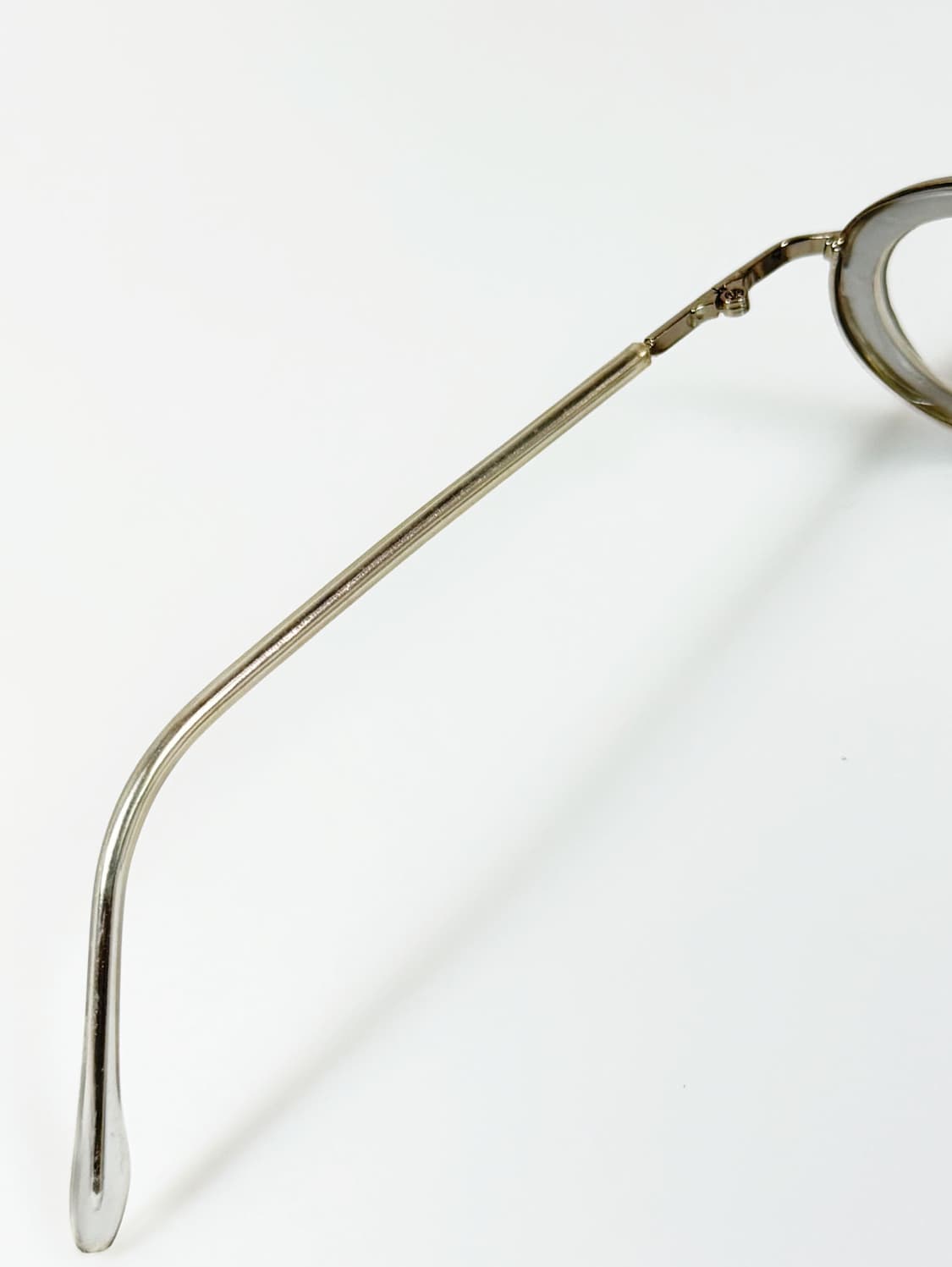 90s KICKU JAPAN 오벌 클리어 프레임 빈티지 안경 상품이미지7