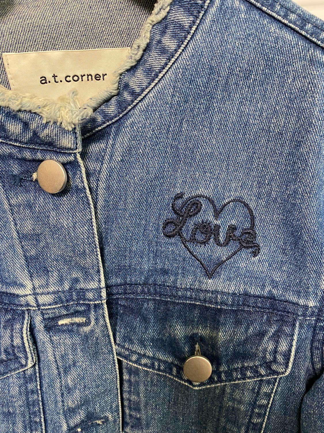 앳코너 데님 자켓 상품이미지5