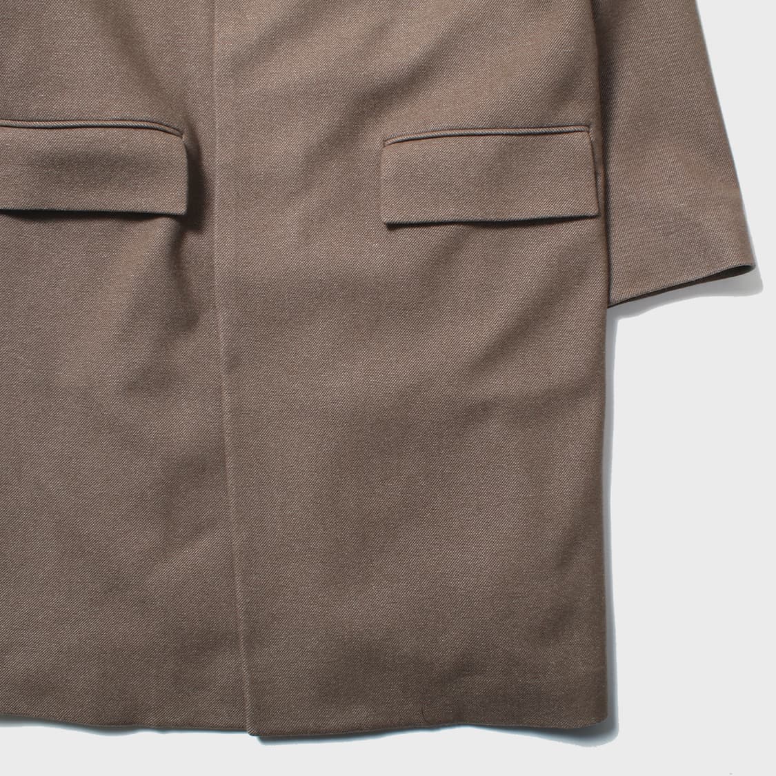 AURALEE wool silk melton  soutien collar coat  상품이미지6