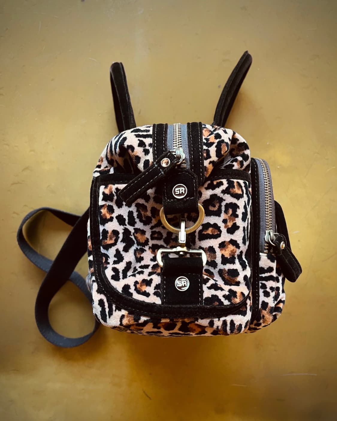 SONIA RYKIEL Velour Leopard Tanker Bag 상품이미지6