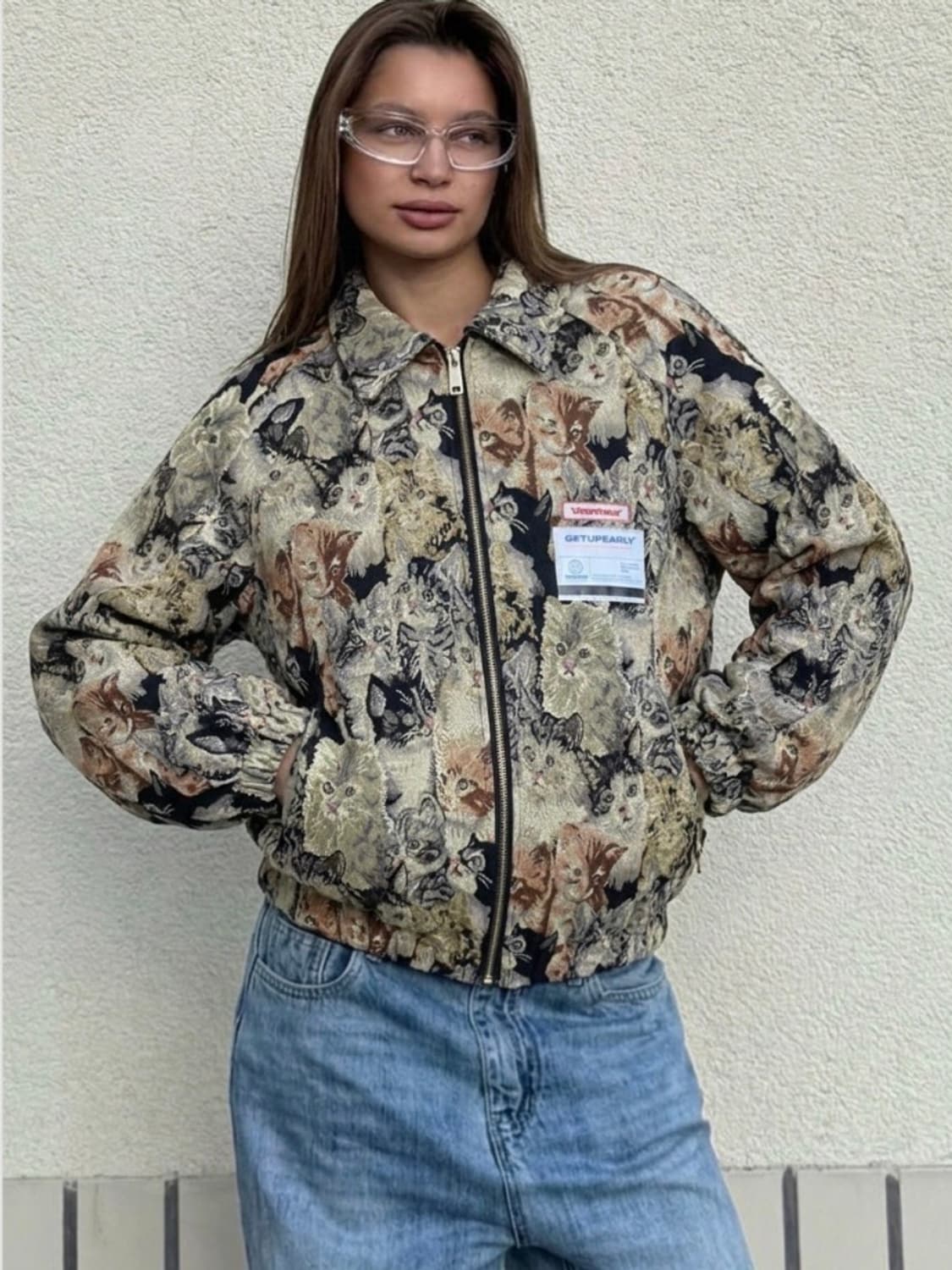 VAMTAC 캣츠 카라넥 집업자켓 상품이미지2