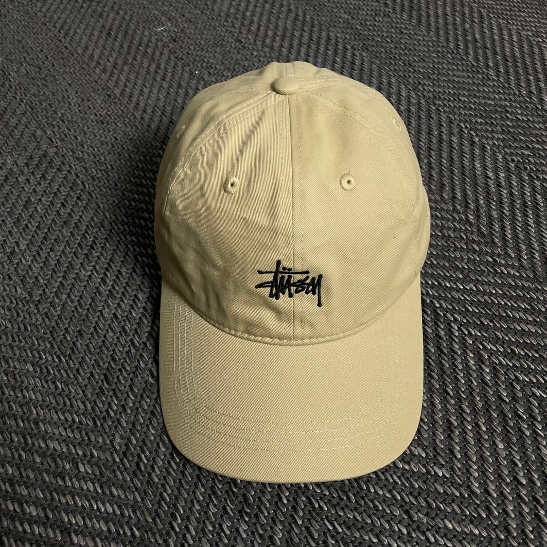 스투시 스탁 로고 베이지 볼캡o 4038 상품이미지1