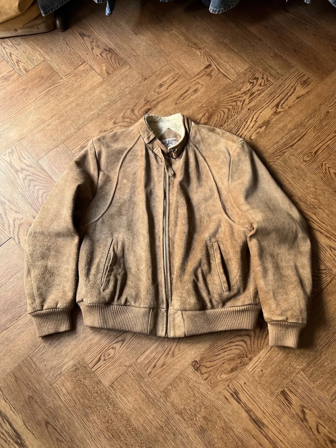 [M]80's JC페니 The Fox Collection 스웨이드 자켓 상품이미지1