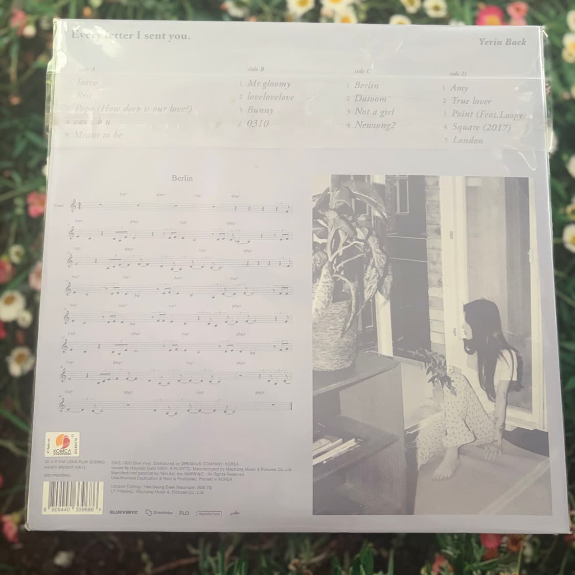 백예린 LP 일반반(투명색) 상품이미지3