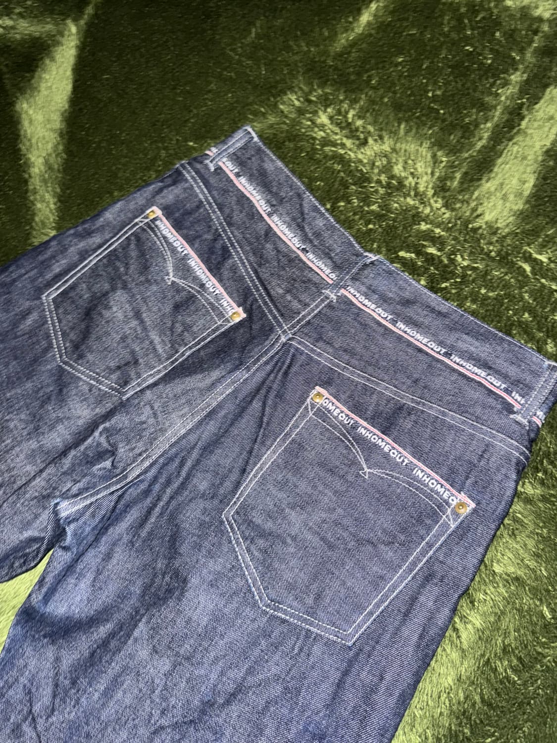 [XL] INHOMEOUT 딥 인디고 데님 팬츠 MADE IN JAPAN 상품이미지9