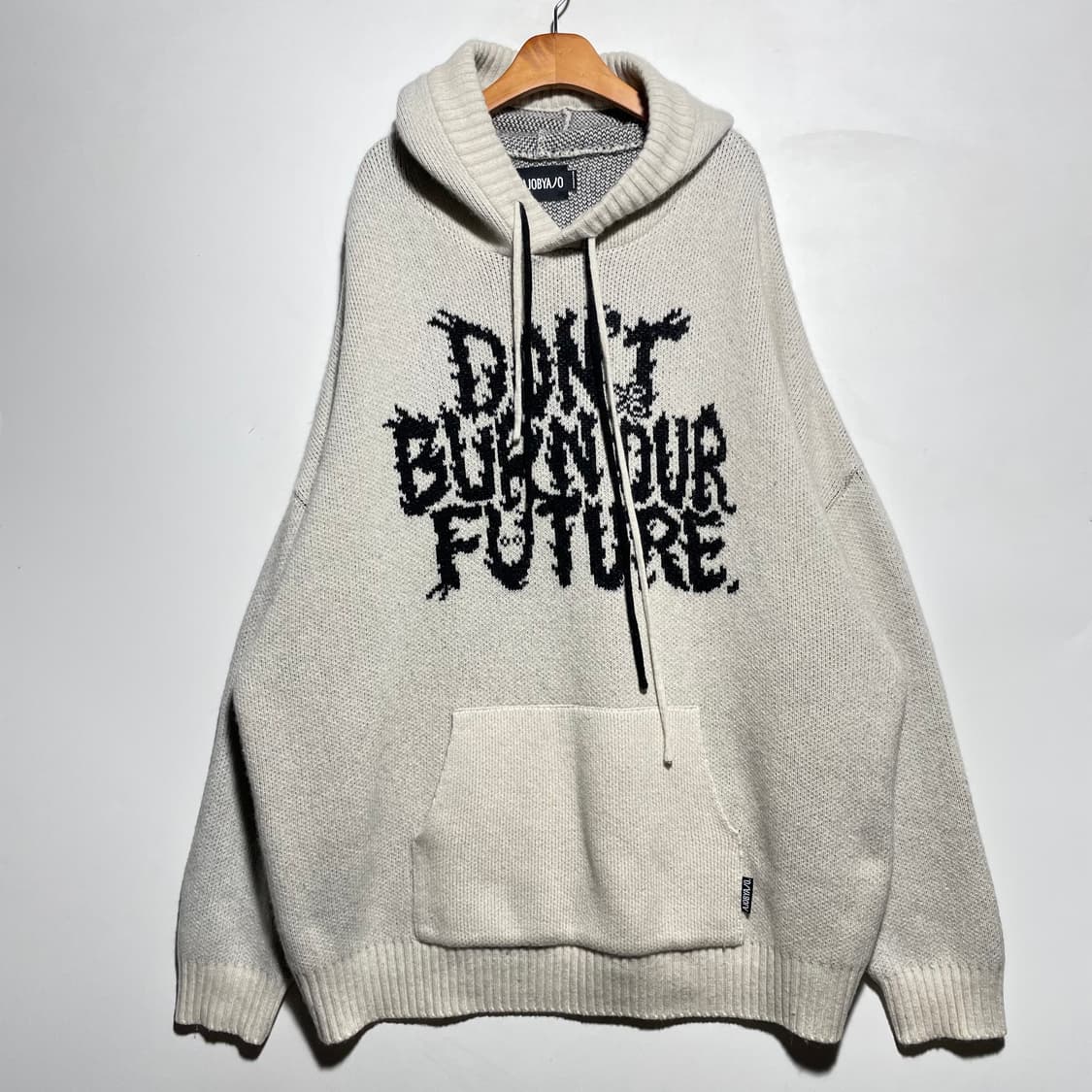 아조바이아조 빅사이즈 후드 니트 상품이미지1