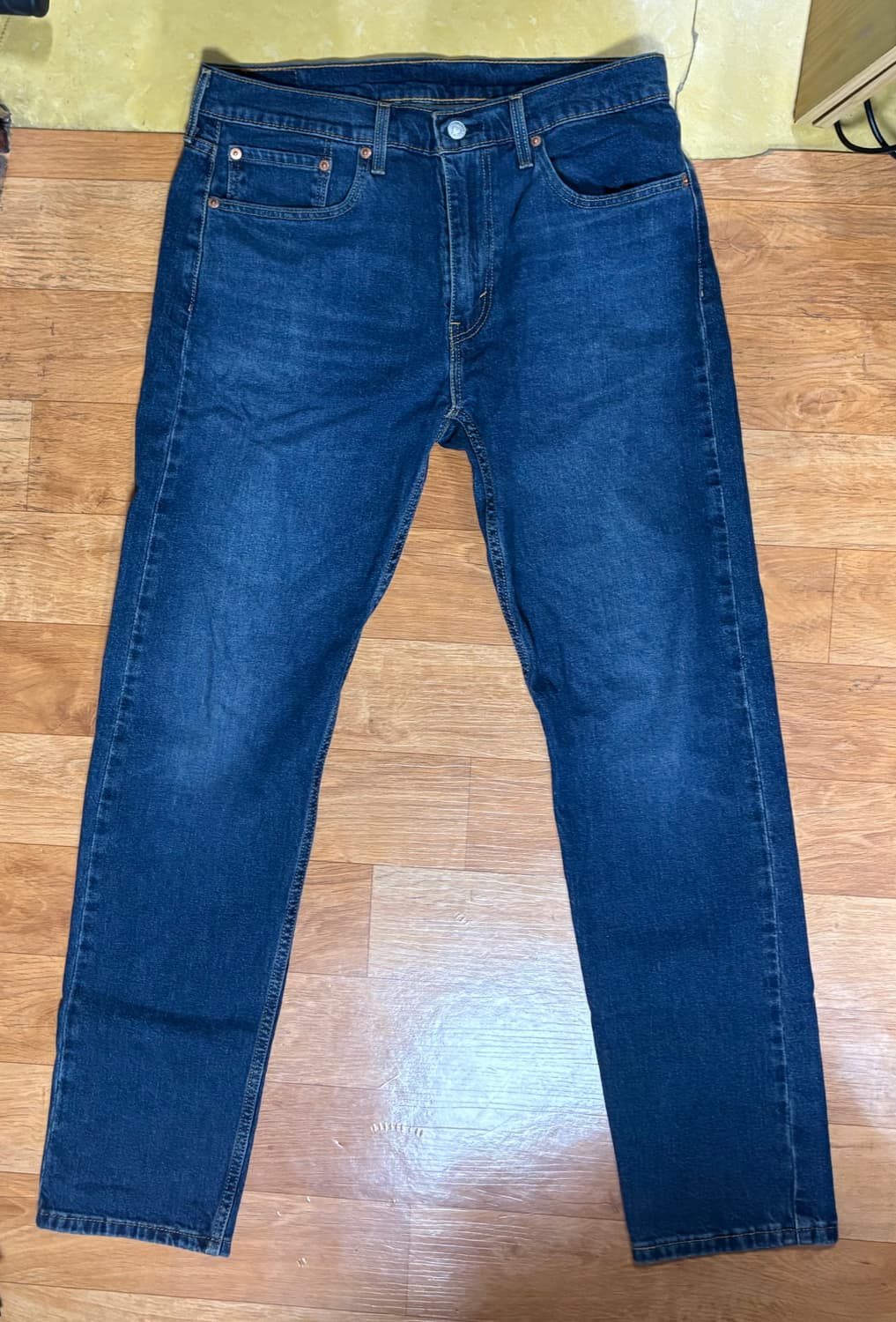 리바이스 502 슬림핏 중청 32•32 상품이미지1