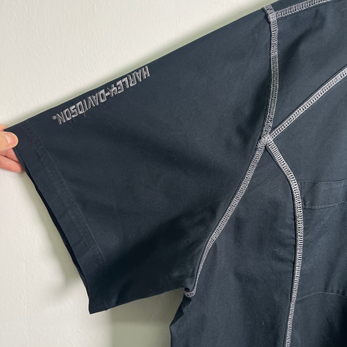 할리데이비슨 바이커 하프 반팔 셔츠 XL 상품이미지7