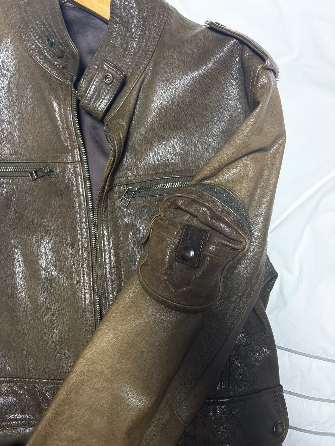 Tete homme leather jacket 상품이미지2
