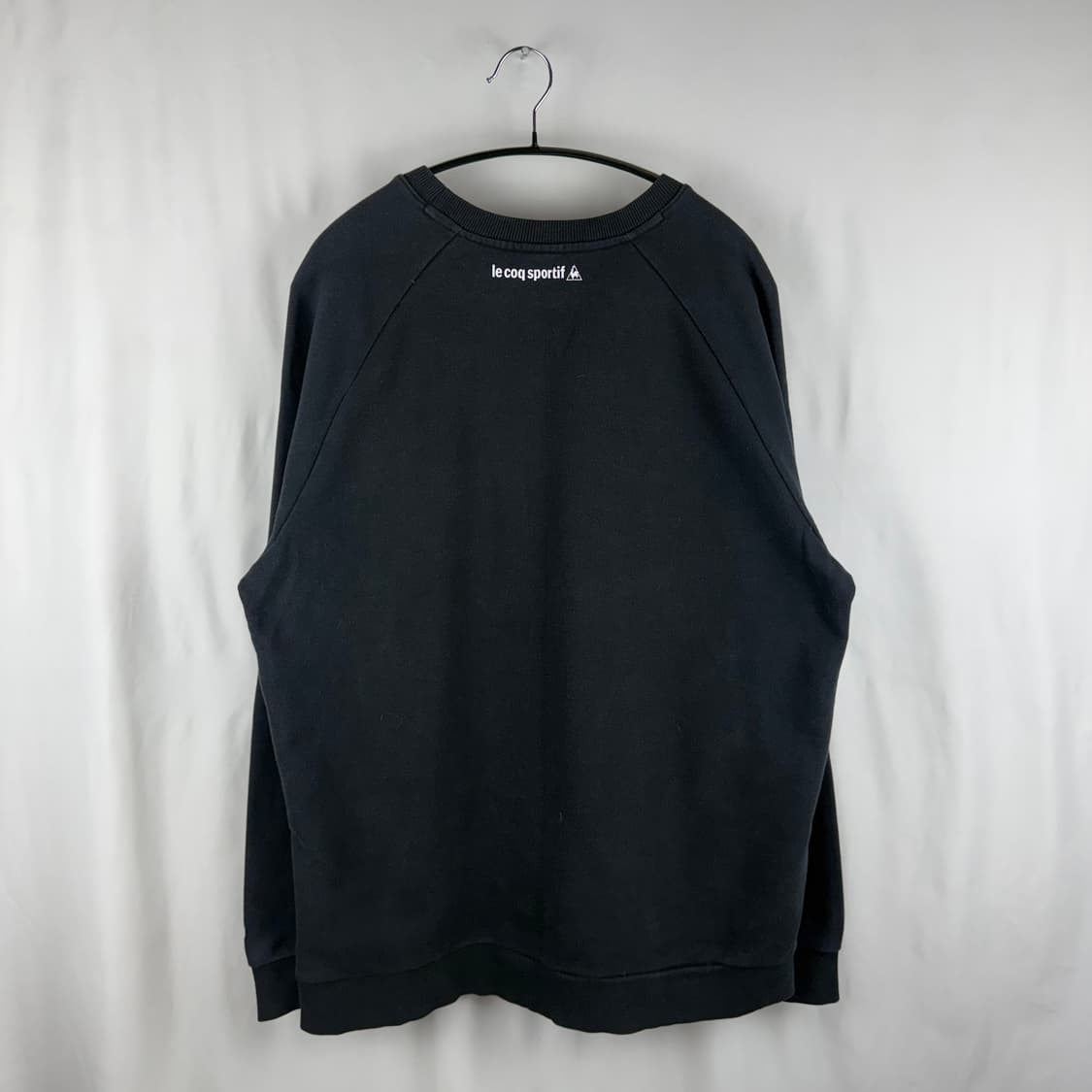 110) 르꼬끄 로고 맨투맨 블랙 상품이미지6