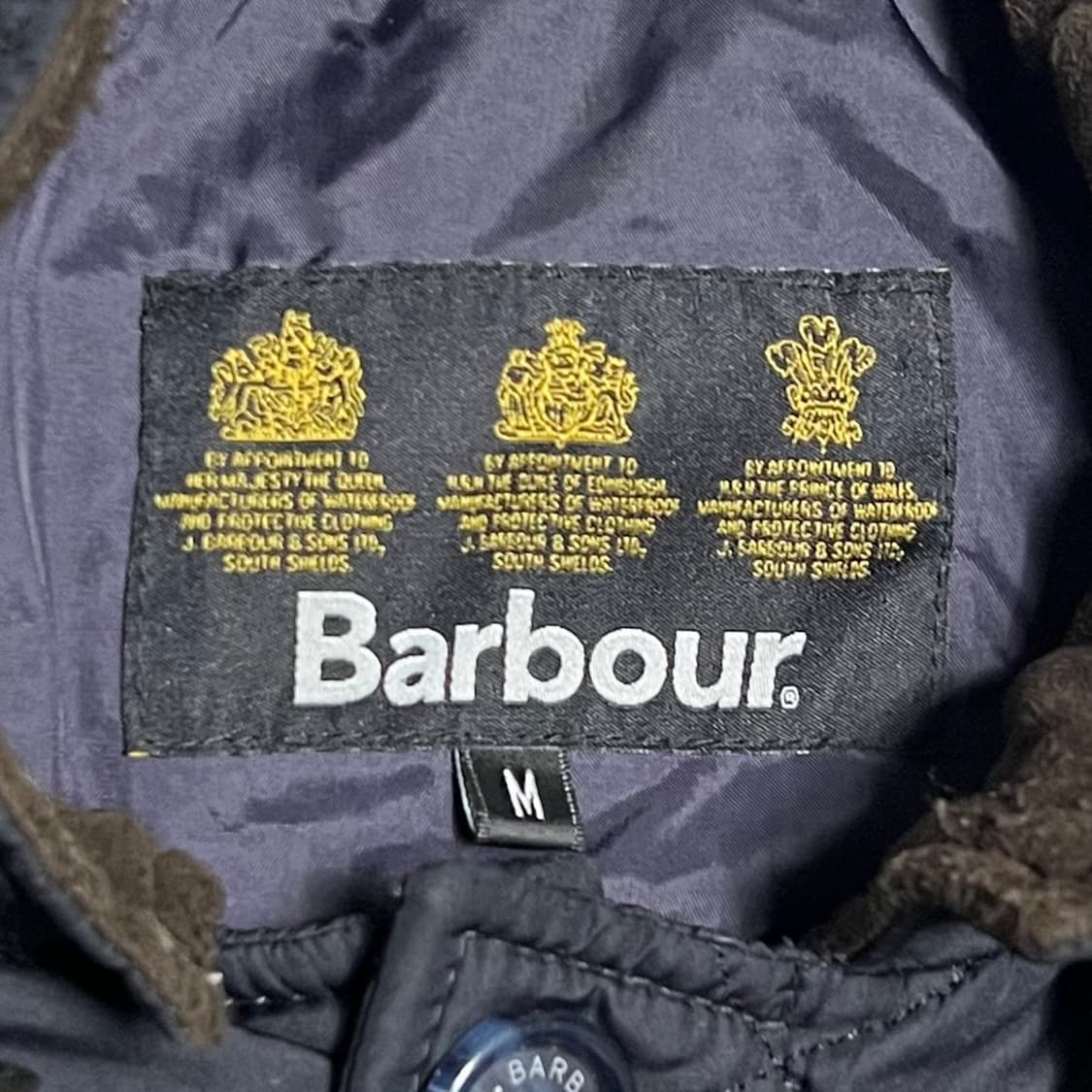 Barbour 네이비 다이아 퀼팅 자켓 상품이미지3