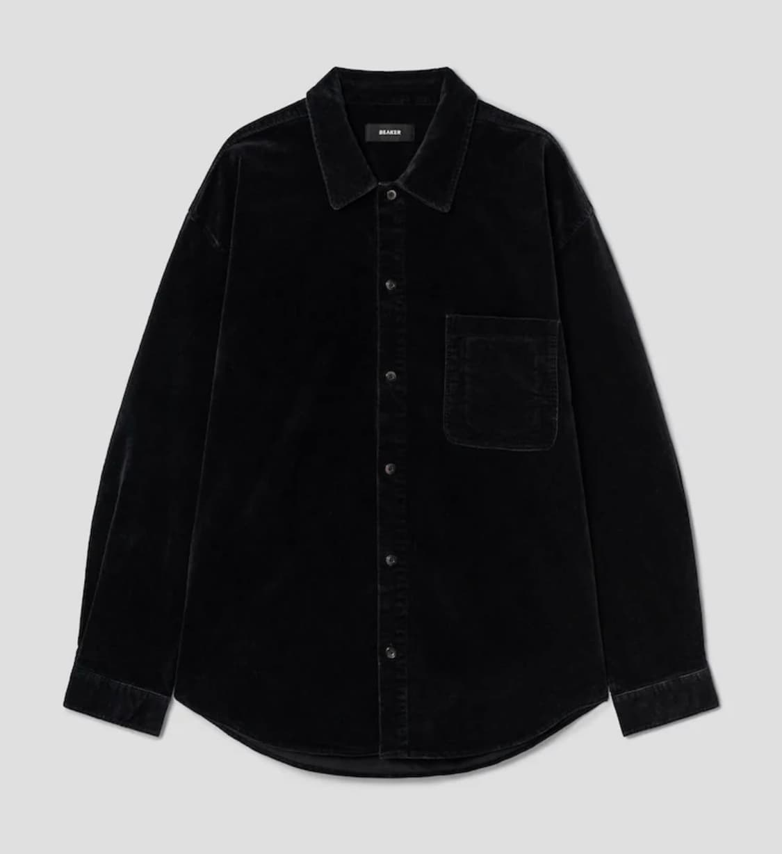 비이커 오리지널 벨벳 셔켓 블랙 3 상품이미지1