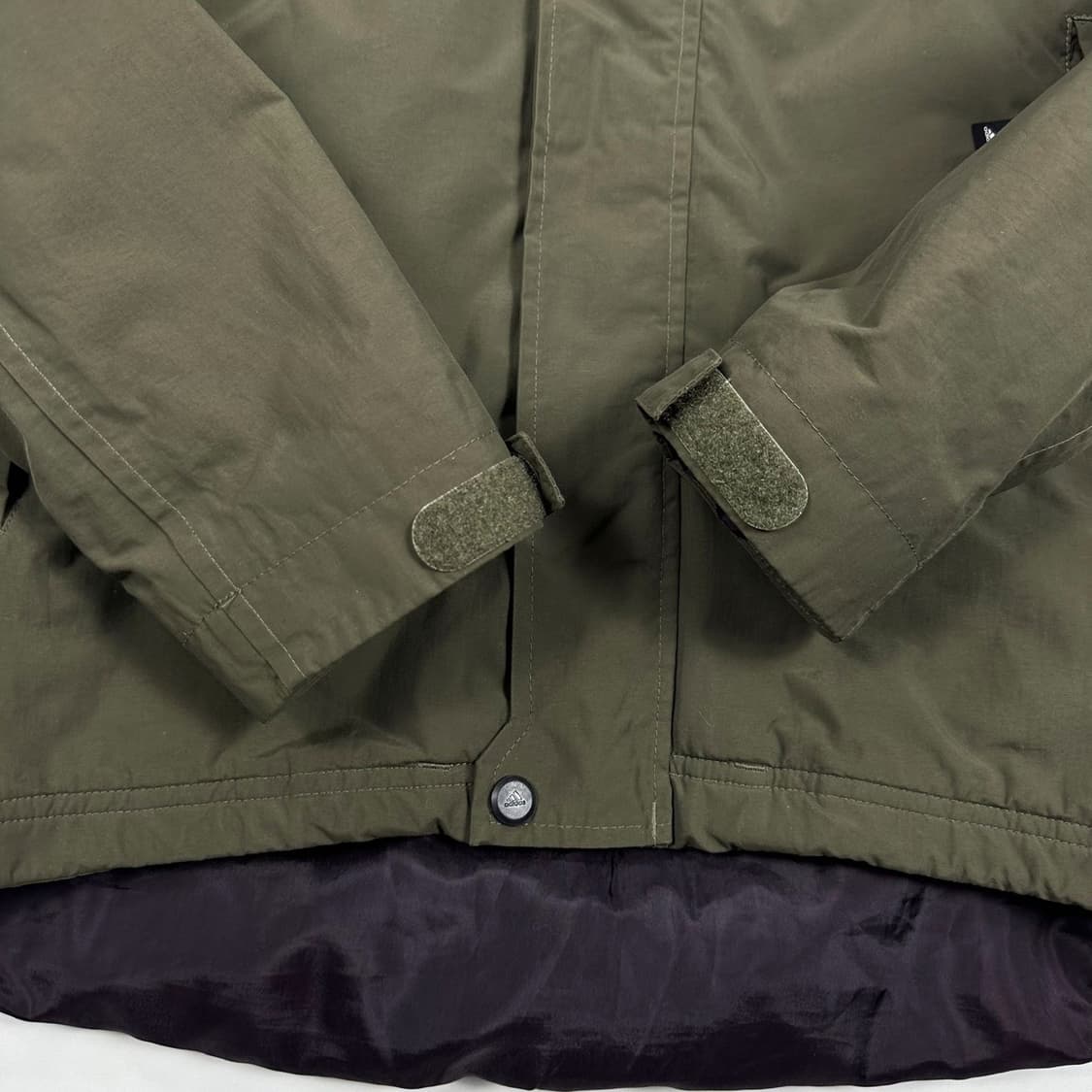 아디다스 오리지널 카키 바람막이 자켓 (M) 상품이미지4