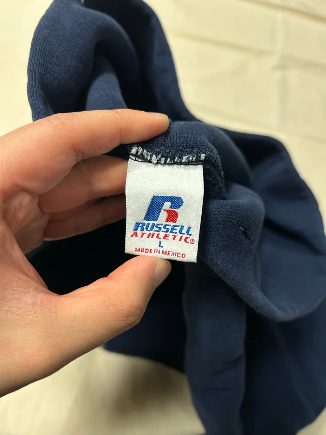 러셀 후드집업 네이비 색 판매! 상품이미지2