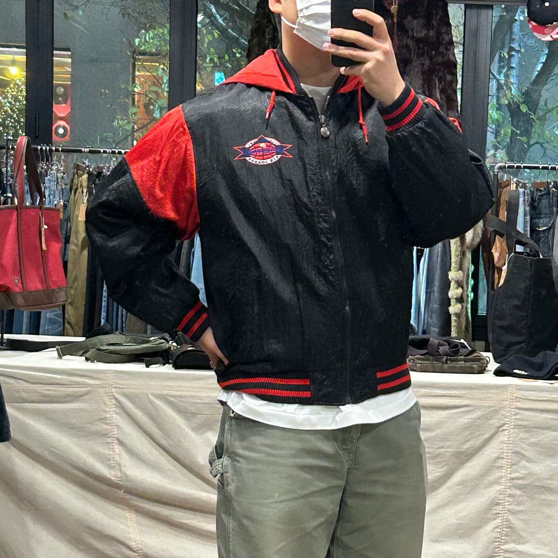 L) 나이키 삼나스포츠 93 나일론 후드집업 자켓 상품이미지9