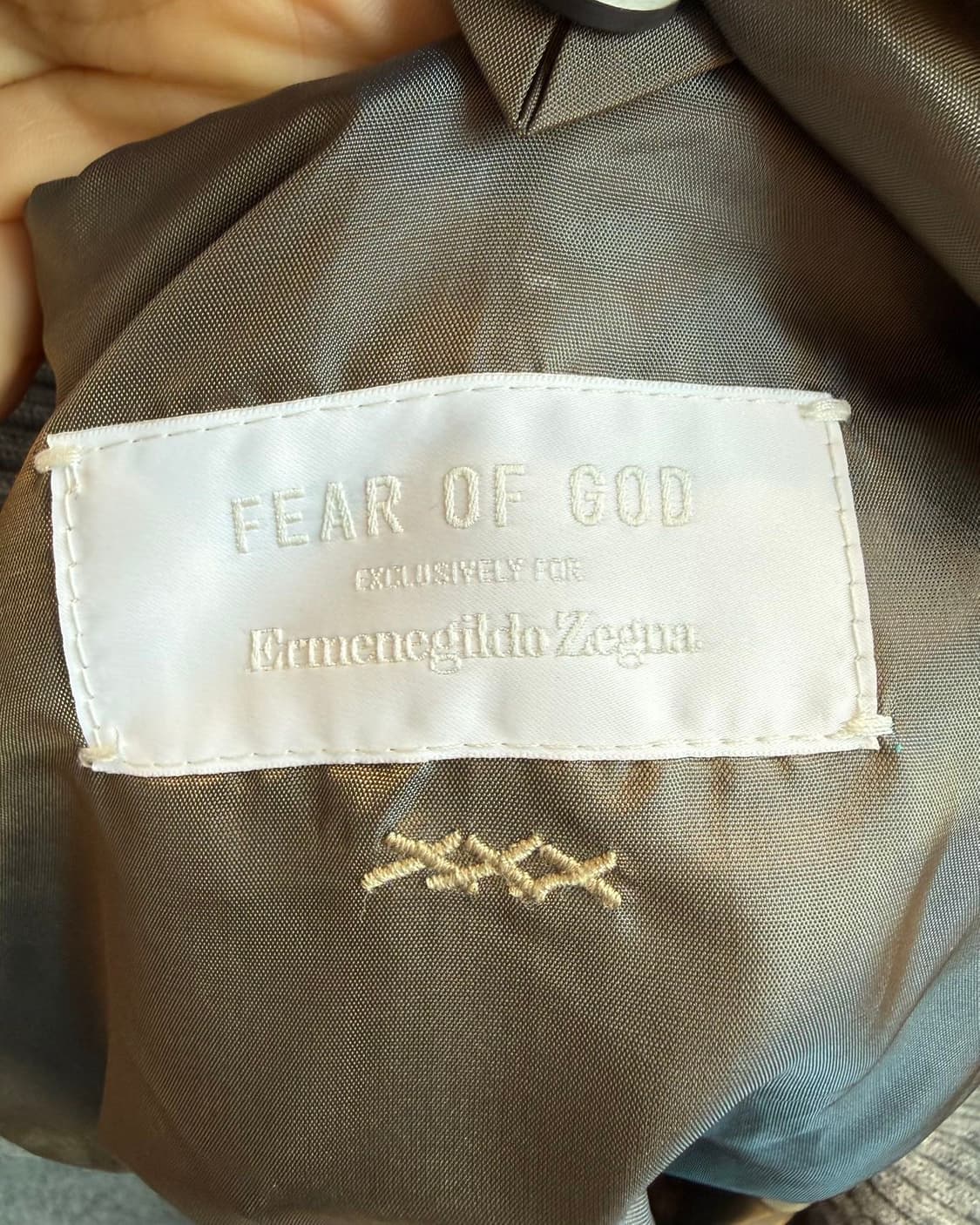 피어 오브 갓 x 에르메네질도 제냐 그레이 울 쇼트 자켓  상품이미지8