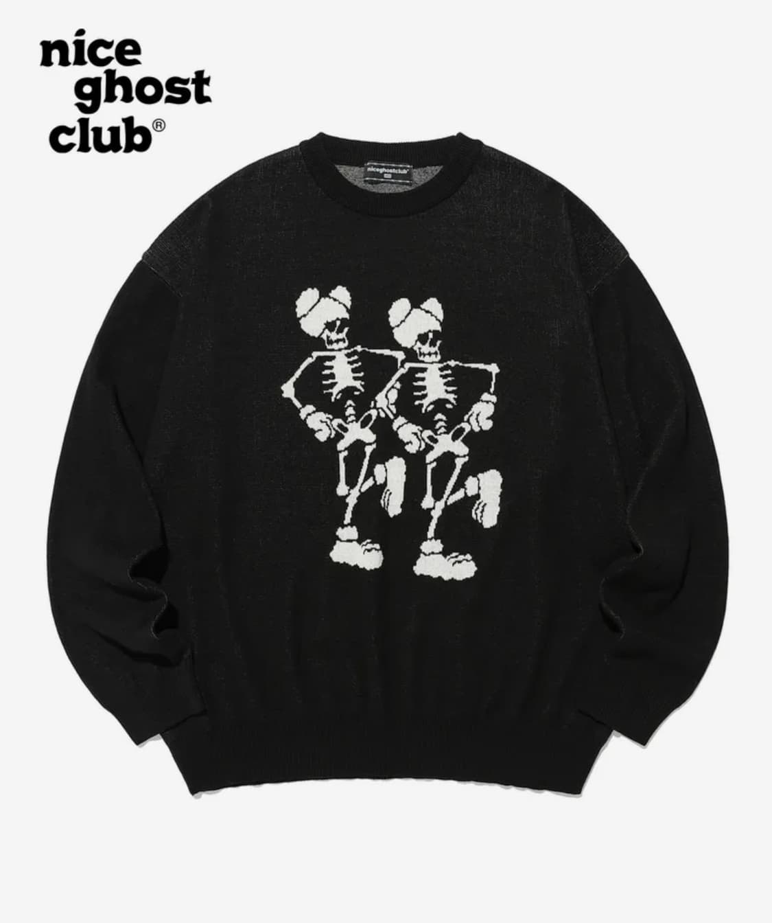 Niceghostclub 댄싱 스켈레톤 니트 상품이미지2
