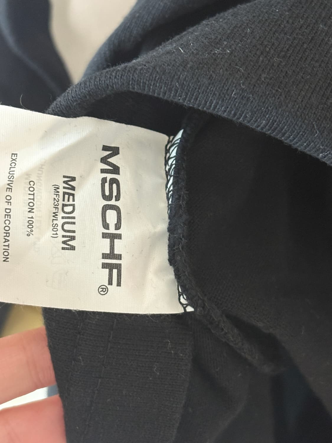 미스치프 롬버스 롱슬리브 블랙 M 상품이미지4